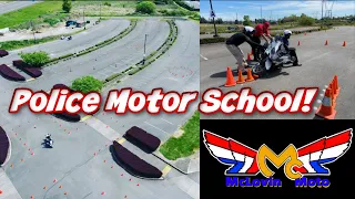 Police Motor School - Oregon! See What It Takes to Pass Motor School! Ride Along On A BMW R1200RT!