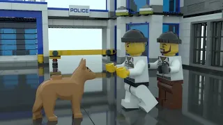 LEGO City Police Station for Children, Kids! Lego Police Cartoon for Kids