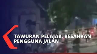 Tawuran Antar Pelajar di Tanah Abang Resahkan Pengguna Jalan