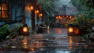 Cozy Rain On Porch Of Room In The Forest - Sound Of Rain Cures Insomnia, Relaxes And Meditates