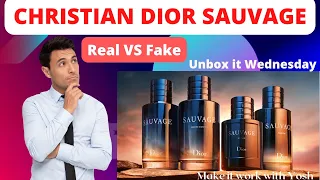 Dior Sauvage By Christian Dior. Fake VS Real (Unbox it Wednesday)