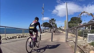 Cambrils Spain Sunshine Beach Indoor Cycling Video 60 Minute Full HD Motivation