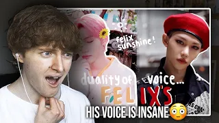 HIS VOICE IS INSANE! (the duality of Lee Felix's voice | Reaction/Review)