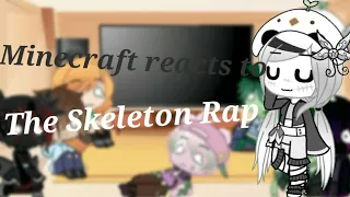 Minecraft reacts to the Skeleton Rap || Gacha Club || Part 3