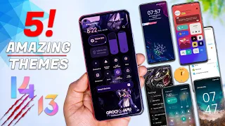 OMG !! Unique 5 Theme For Miui 14 & 13 | Unbelievable New Looks In Any Redmi, Poco Or Xiaomi