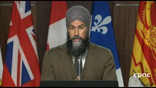 NDP Leader Jagmeet Singh on the CRB, bank fees, and a motion on Quebec’s Bill 96 – May 26, 2021