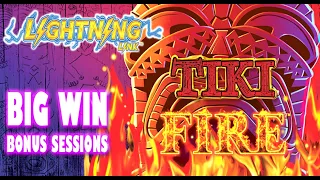 🔥 Tiki Fire 🔥 Lightning Link ⚡ Nice Big Win 💰 Slot Machine 🎰 Great Cash Amazing Bonus Sessions 🎰