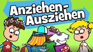 ♪ ♪ Kinderlied Kinder anziehen - Anziehen Ausziehen - Hurra Kinderlieder