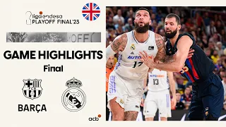 Barça - Real Madrid (86-85) GAME HIGHLIGHTS | Playoff Final 2023