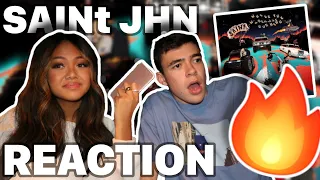 SAINt JHN - WHILE THE WORLD WAS BURNING - REACTION WITH MY GIRLFRIEND!!