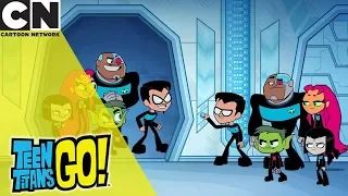 Teen Titans Go! | Teen Titans Bored In Space | Cartoon Network UK 🇬🇧