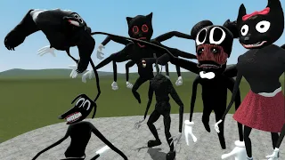 CARTOON CAT VS TREVOR HENDERSON CREATURES!! Garry's Mod