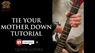 Queen | Tie Your Mother Down guitar lesson By Brian May