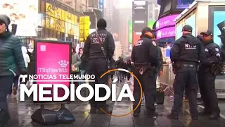 Aumentan la seguridad en Times Square para darle la bienvenida al 2020 | Noticias Telemundo