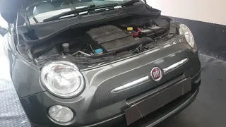 Fiat 500c - Oil & Filter Change