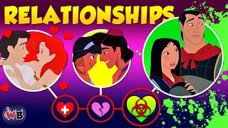 Disney Princess Relationships: ❤️ Healthy to Toxic ☣️