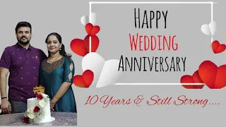 10th Wedding Anniversary Celebration