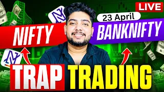 23 April Live Trading | Live Intraday Trading Today | Bank Nifty option trading live| #Nifty50 |