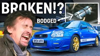 Richard Hammond Discovers His Grand Tour Subaru Impreza Is Broken!