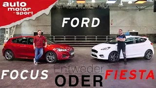 Ford Focus vs Ford Fiesta | Entweder ODER | (Vergleich/Review) auto motor und sport