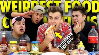 WEIRDEST FOOD COMBINATIONS PEOPLE LOVE **Gross**