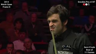 Ronnie O'Sullivan v Barry Hawkins - 2014 Welsh Open Snooker - Frame 8 - Snooker.Pro.rv147