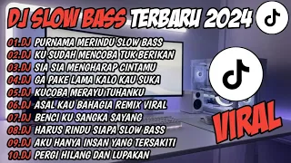 DJ TIKTOK TERBARU 2024 || DJ PURNAMA MERINDU 🎵DJ KU SUDAH MENCOBA TUK BERIKAN BUNGA 🎵FULL BASS