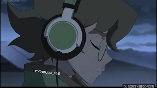 Pidge listening to music