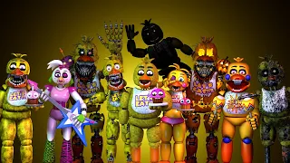 [FNAF C4D SPEED ART] Chica Generations