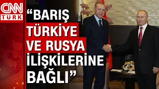 Cumhurbaşkanı Erdoğan ve Putin'den Soçi'de kritik açıklama! Suriye için ne konuşuldu?