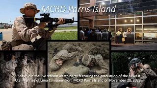 Lima Company Graduation at MCRD Parris Island on November 21, 2023