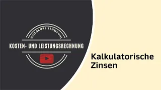 KLR Folge 5 - kalkulatorische Zinsen