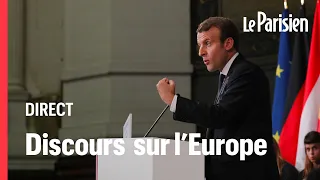 🔴 EN DIRECT - Le discours de Macron sur les enjeux Européens à la Sorbonne