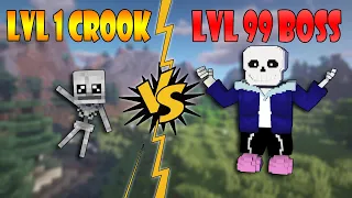 Monster School : LVL 1 SKELETON VS LVL 99 BOSS SKELETON