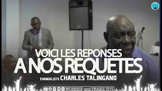 Evangeliste Charles TALINGANO | Les Reponses du Seigneur å nos Requetes