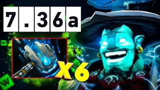 New Storm Spirit Meta IMBA Mana Regen x6 Meteor Hammer 55Kills in 7.36a Dota 2