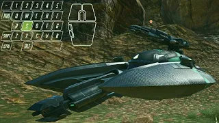 Planetside 2 Magrider with keyboard and mouse overlay