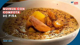 Receta: quinua con compota de piña l Cocina en un toque