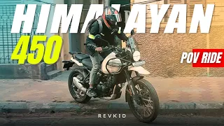 2024 Royal Enfield Himalayan 450 Review | RE Himalayan 450 New Model | POV Ride | Revkid Motovlog