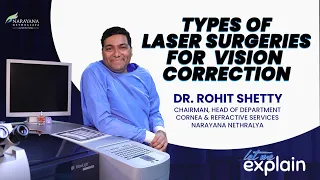 Types of Laser surgeries for vision correction | #letmeexplain by Dr. Rohit Shetty