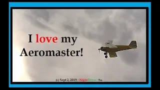 I love my AAMCO balsa Aeromaster TOO Biplane!