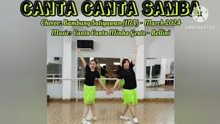 CANTA CANTA SAMBA LINE DANCE/ CHOREO : BAMBANG SATIYAWAN (INA)/ DEMO BY : 💃 YUNIE & ELIS