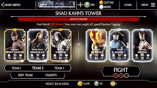 SHAO KAHN TOWER Ending -Last Stages #97-100 Gameplay -mortal Kombat x - update 1.11- iOS mobile mkx