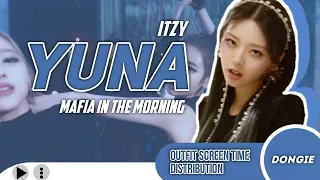 ITZY - 마.피.아. In the morning | YUNA Outfit Screen Time Distribution