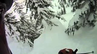 Skiing on April Fools Day at Stevens Pass Washington