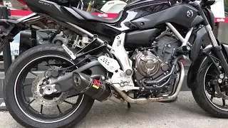 MT-07 exhaust sound Akrapovic VS Termignoni VS Mivv VS LeoVince VS Yoshimura VS Arrow VS SC-Project