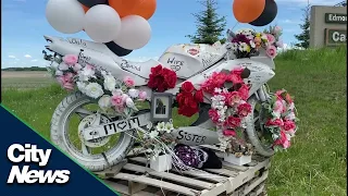 Motorcycle community held memorial ride for woman killed in collision