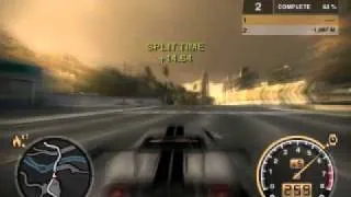 NFS Most Wanted Ford GT vs BMW m3 (top speed 391kmh)