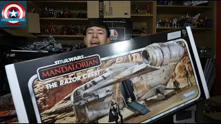 Haslab Exclusive Star Wars The Black Series Vintage Collection Razor Crest Unboxing/ Review!