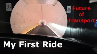 The Future: My first ride on the Las Vegas Loop Boring Company Elon Musk Tunnels from Resorts World